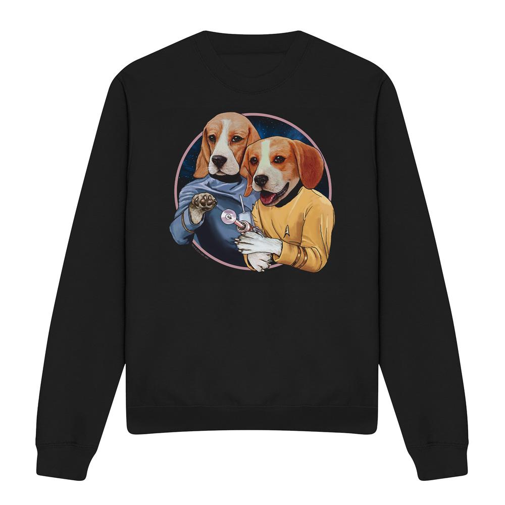 Star Trek Unisex Adult Dogs Sweatshirt