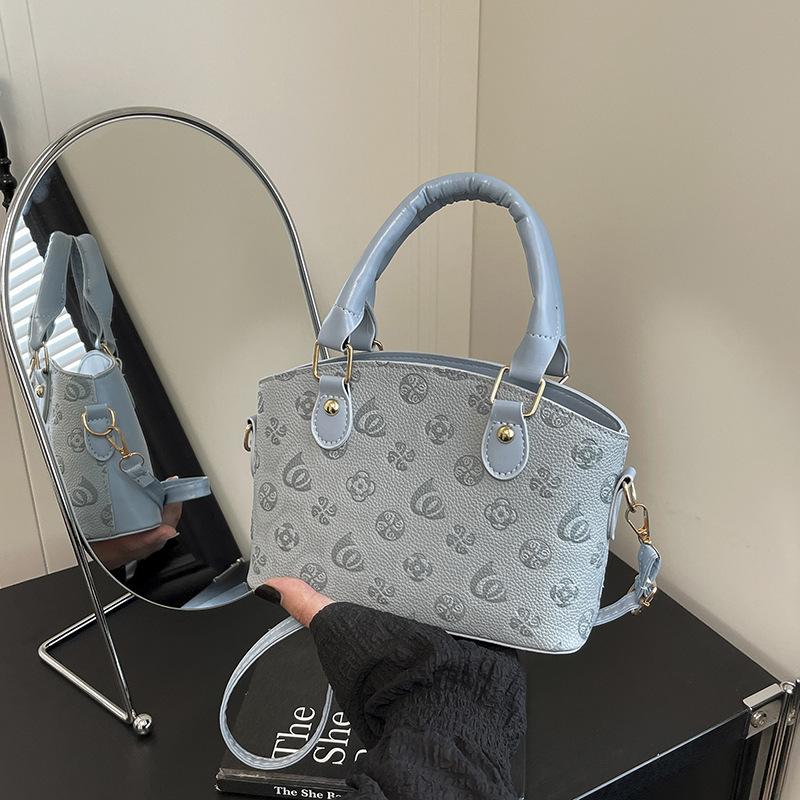 

New portable vegetable basket, high-end commuter versatile messenger bag, fashion printed shoulder bag, Korean women s bag