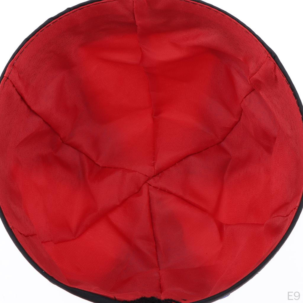 Silk Adults Chinese Oriental with Ponytail Cosplay Party Costume Hat
