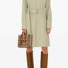 Burberry Freya Letter Embossed Logo Tote Bag Women Tote Bags Brown 81097931