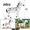Cross-Border Animal Toy Set: Sheep, Cow, Horse, Donkey, Goat, Poultry Plastic Models