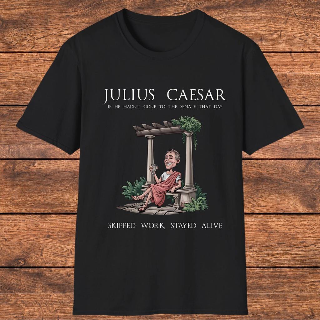 Funny Julius Caesar T- Shirt, Humorous History Shirt, Ancient Rome Shirt