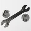 Bicycles Cones Spanner Hub Wrench Axles Hub Wrench Open End Pedal Spanner Repair Tool for Mountain Biking, Double Open