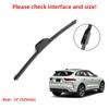 3PCS Wischerblätter für Jaguar F-PACE 2017-2020 26" 19" 13" Fit Frontscheibe Windschutz Fenster Pinsel Cutter Zubehör 2017 2018 2019 2020