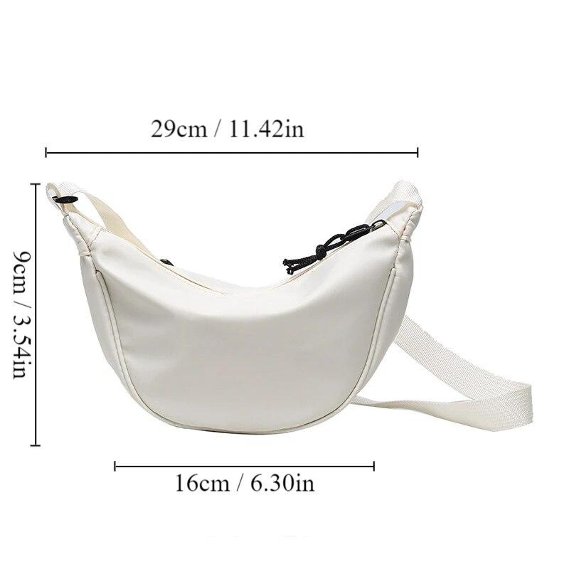 1pc Crossbody Dumpling Bag For Women Large Capacity Travel Solid Color Chest Bag Designed Ladies Daily Street Fanny Packs