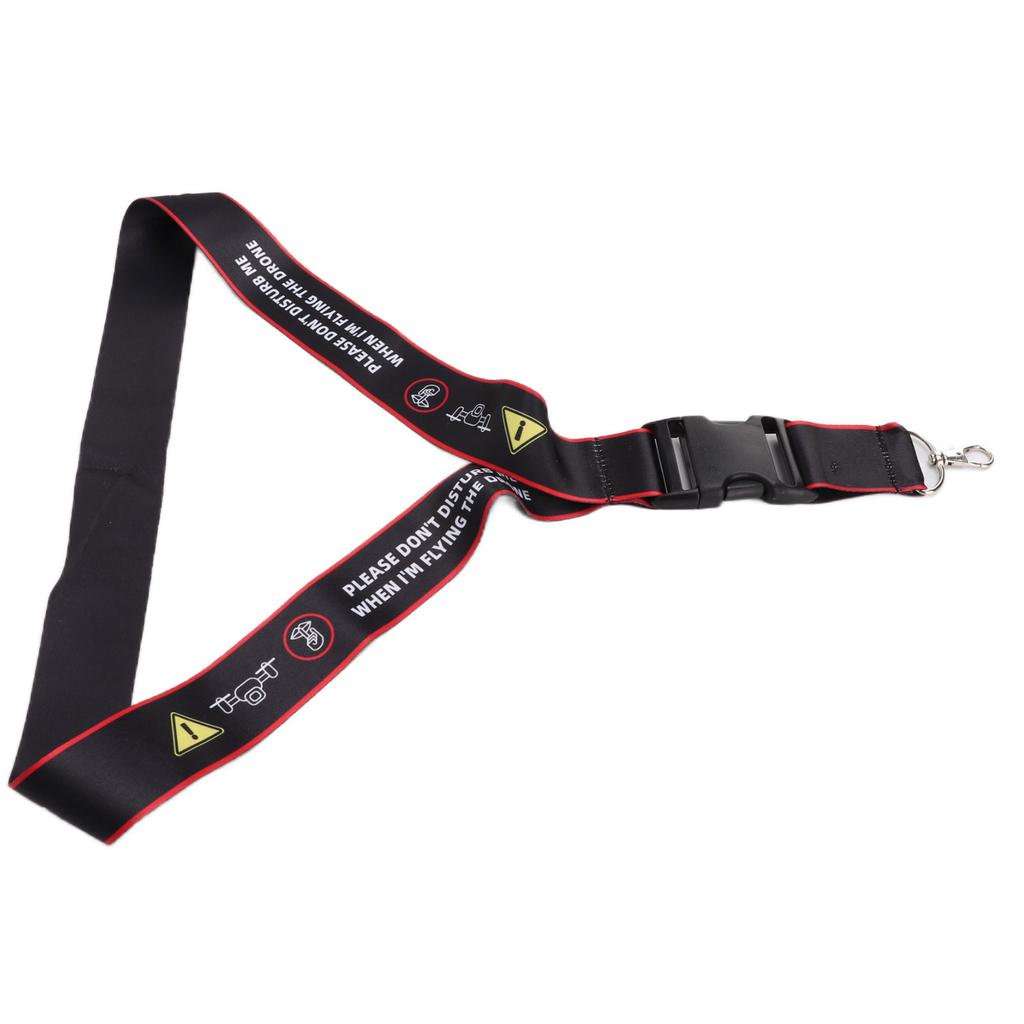 Závěsný držák popruh Bezpečnostní varovná šňůrka na krk pro FPV pro Phantom 3 4Černá Červená