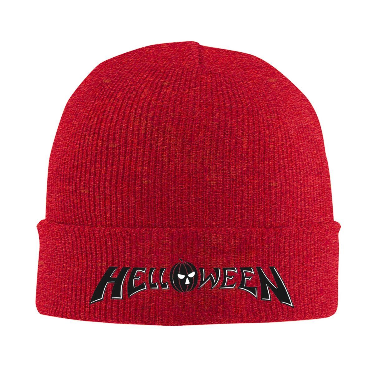 

Helloween Rock Band Warm Knitted Cap Winter Knit Bonnet Hat Skullies Beanies Hip Hop Caps for Unisex One Size