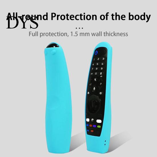 Remote Control Cover Case Wear-resistant Anti-slip Texture Silica Gel Silicone Stain-resistant Protective for LG AM-MR650A