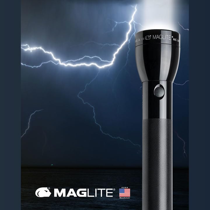 Mini Maglite 2AAA LED AAA Blue MAG-LITE Penlight, (2 batteries), SP32116,