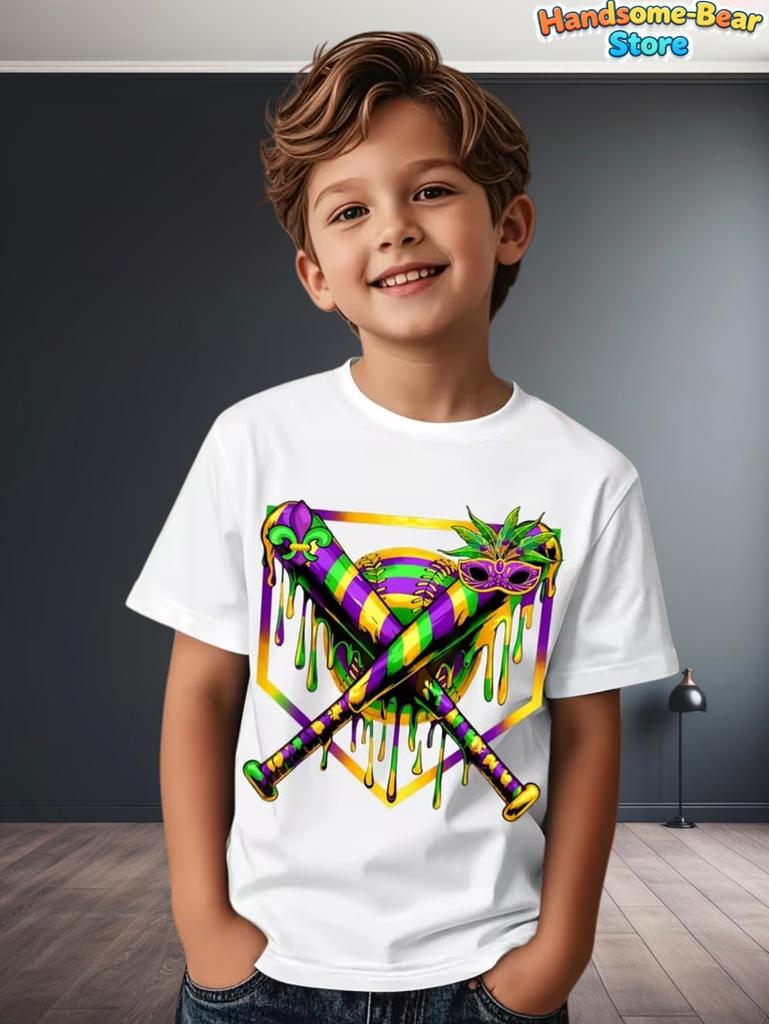 Kids Clothes Carnival Festival Funny 67 Meme Print Short Sleeve Tees Boys Girls Party T-Shirt Casual Cartoon Children Clothing