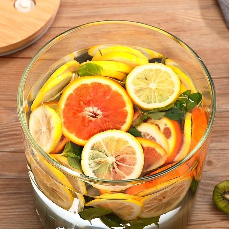 Homeglen Heat-Resistant Glass Beverage Dispenser