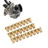 25pcs Carburetor Main Jet Set 55 - 115 M5 Replacement Thread For Dellorto Carburetor PHBG NozzleCarburetors Jets 7