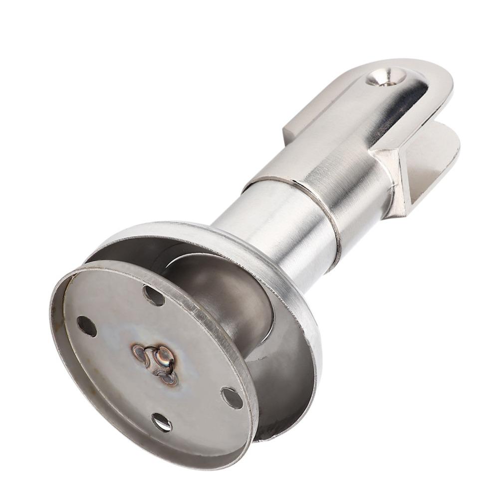 Adjustable Support Foot Stainless Steel Partition Bracket Secure Partition Hardware Bathroom