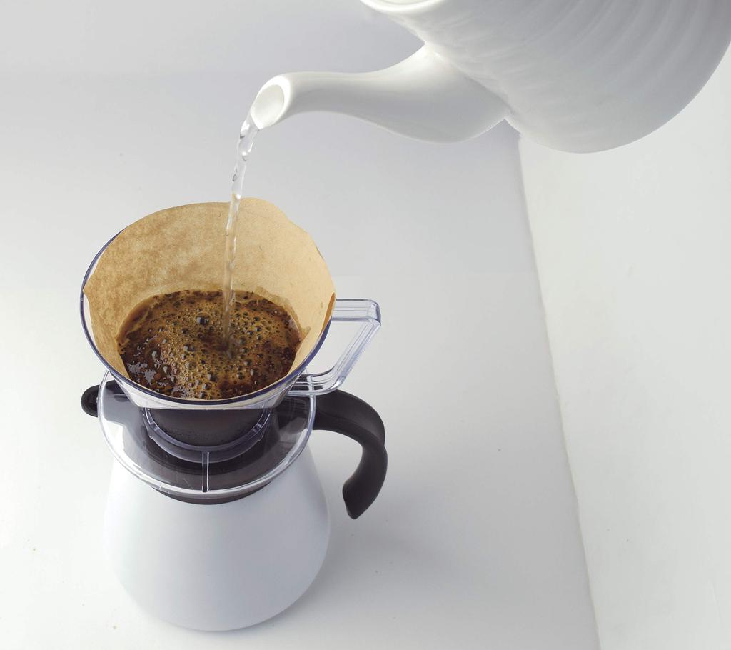 Arkland Sakamoto HONEYCOOK Coffee Pot, 600ml, White, PR4344