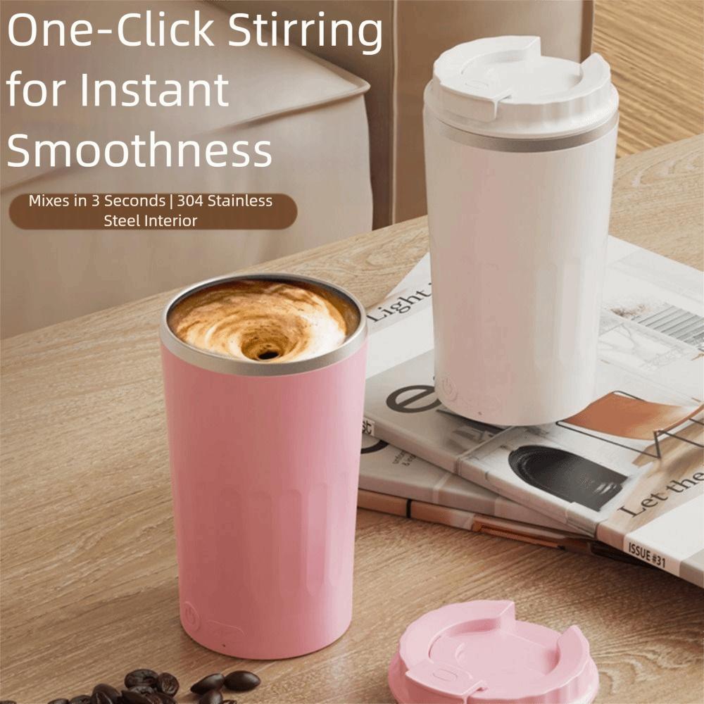 400ML Electric Coffee Mug USB Rechargeable Automatic Mixing Cup Portable Coffee Cup  Travel