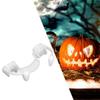 Fangs, Halloween Retractable Silicone Horrifying Reusable Scary Costume Decoration False for Party,