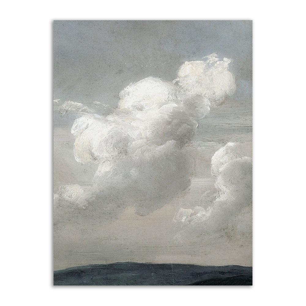 Vintage Gallery Wall Poster Print European Mountain Lake Landscape Canvas Painting Nordic Wall Art Living Room Home Decoration