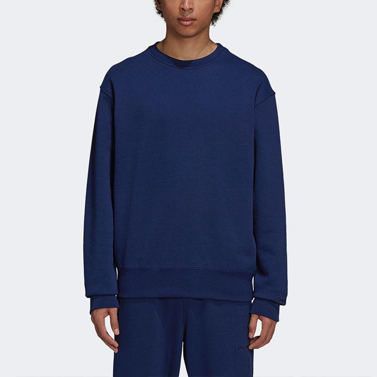 Adidas Originals Trèfle X Collaboration Pharrell Williams Sweat-shirt Décontracté à Manches Longues Homme Hauts Violet Ciel Nocturne H58306