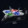 Avião de Combate de Controle Remoto Giro 360° Altitude Hold 2.4G Leve Anti-Queda Avião RC com