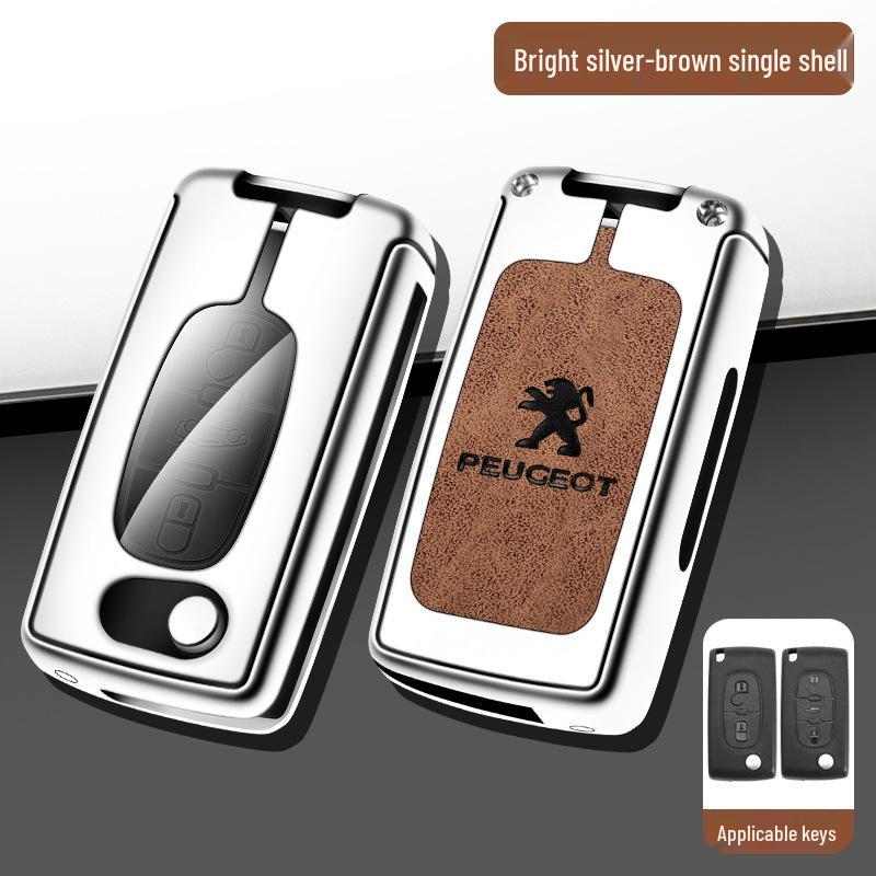 Peugeot & Citroen 207/307/3008/408/RCZ Dedicated Key Cover with Logo