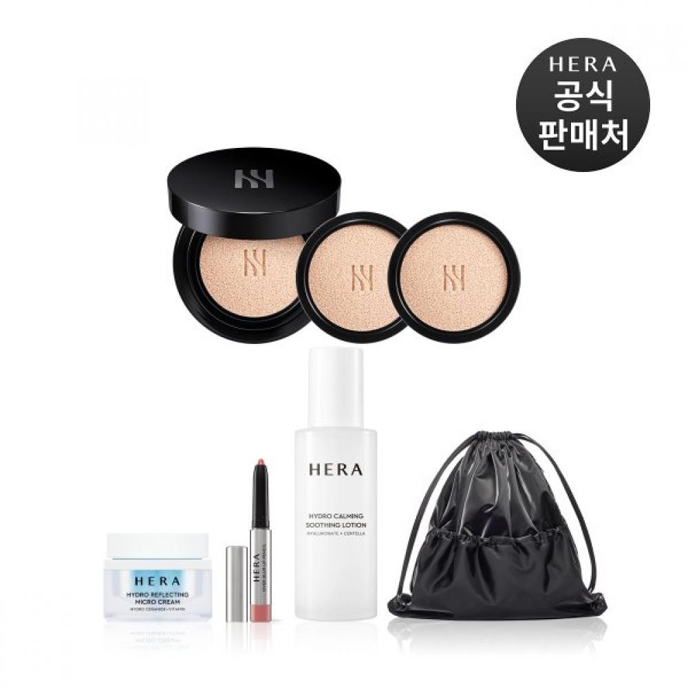 Hera Black Cushion Foundation Deluxe  15g + Refill 15g X2 21N1