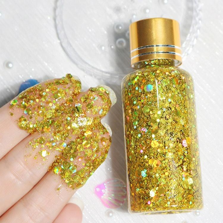 Face Hair Body Glitter Sequins Eyeshadow Colorful Children's Stage Show Makeup Sequins