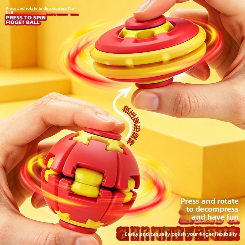 Stress Relief Ball With 3d Printing Rotating Design For Kids And Adults