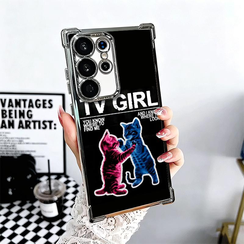 TV Girl Album Soft Phone Case For Samsung Galaxy S26 Ultra S25 Edge S24 FE S23 Plus S22 S21 + S20 Plating Anti-Fall Fundas