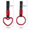 Car JDM Round Heart Pendant Handle Hand Strap  Rear Bumper Warning Hanging Oranament Car Train Bus Auto Decoration
