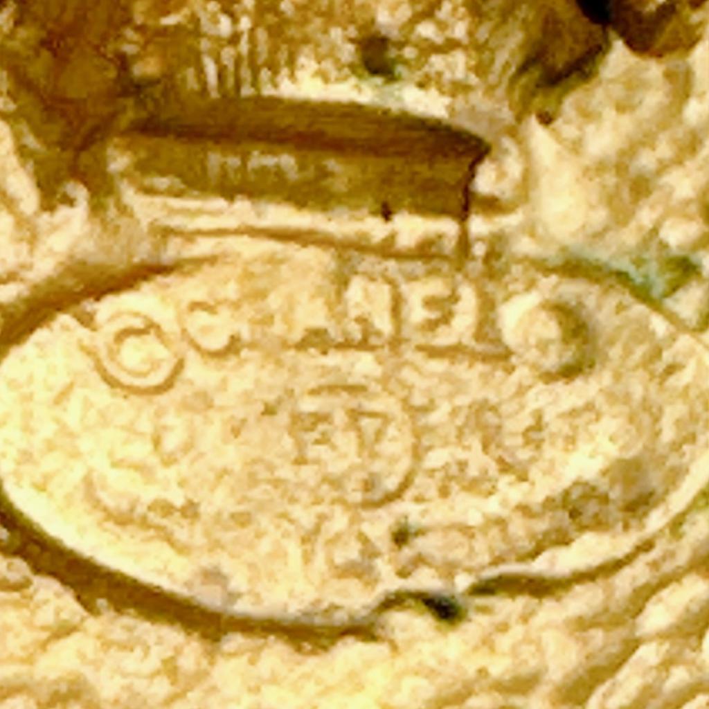 CHANEL Large circle logo Cambon Earring  gold Women Used