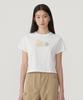 COVERNAT WOMAN Lucky Mark T-Shirt White