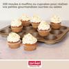 Moules à muffin - zenker - 43436 - pack de 100 - papier blanc - cuisson facile
