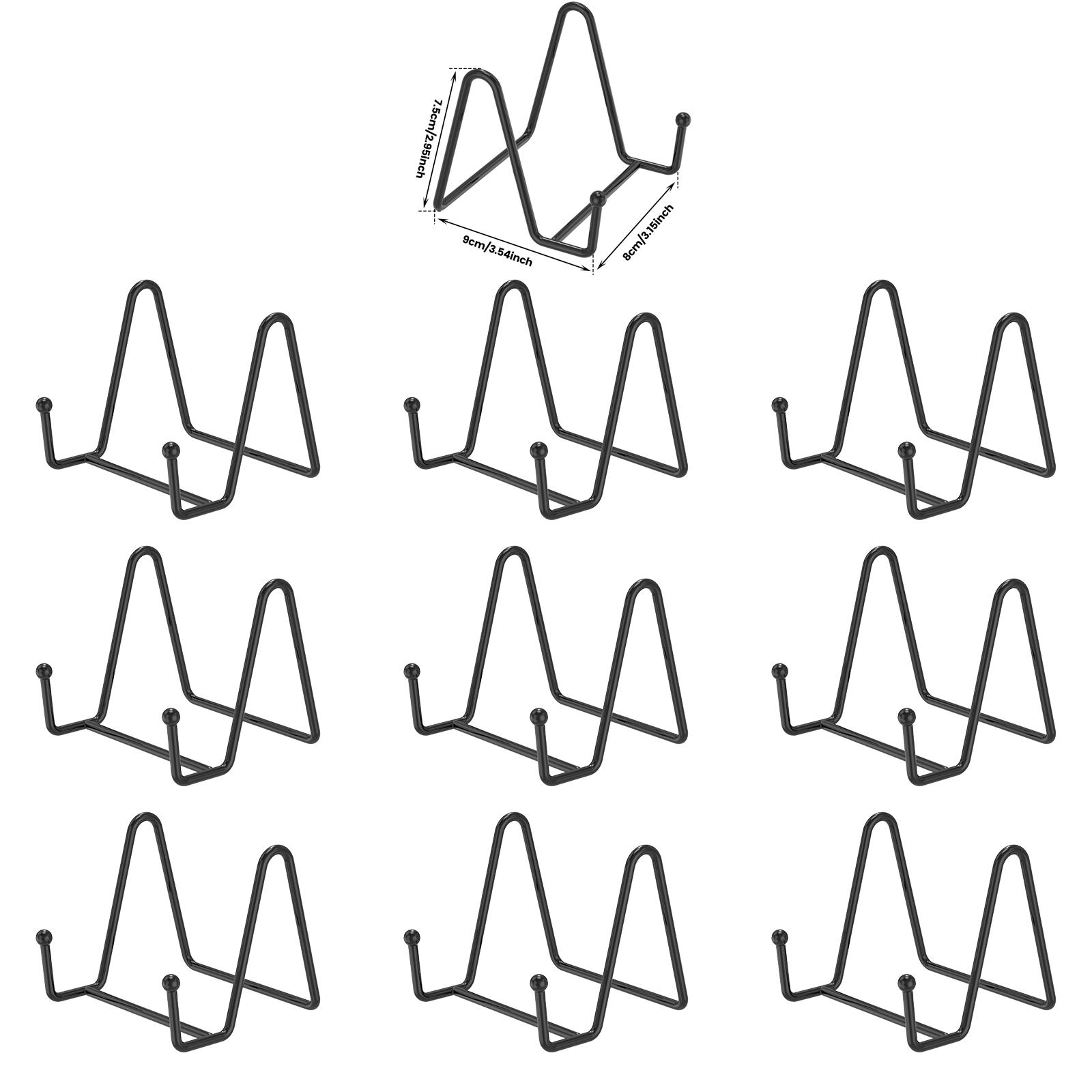 

10 шт. подставка для фото мольберт тарелка дисплей металлический держатель тарелки основание рамка фото декоративная прочная стильная минималистичная настольная книга