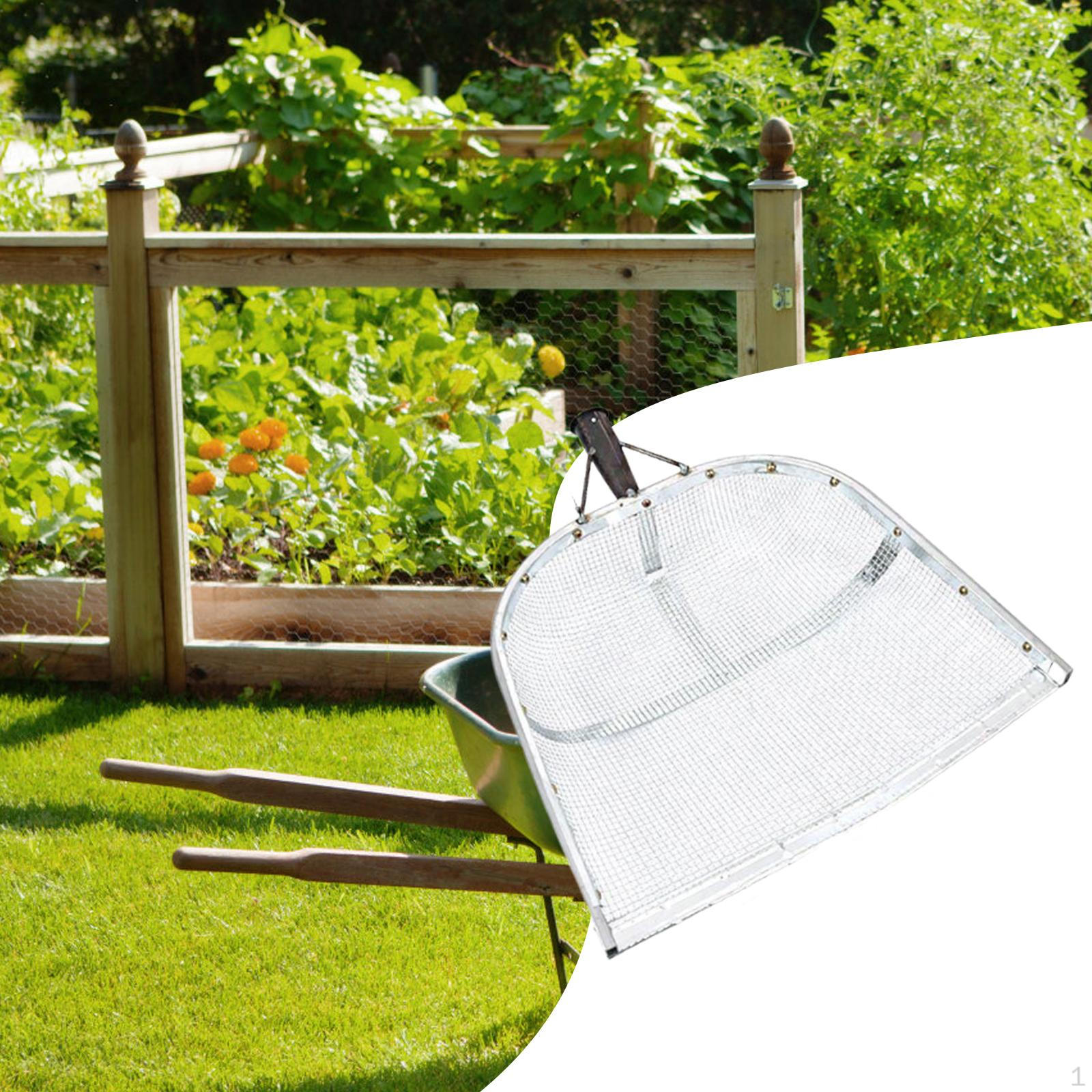 

Leaking Soil 0.08 inch/ 2 mm Mesh,Sturdy,Garden Hand Tool Portable Scooper Agricultural Gardening