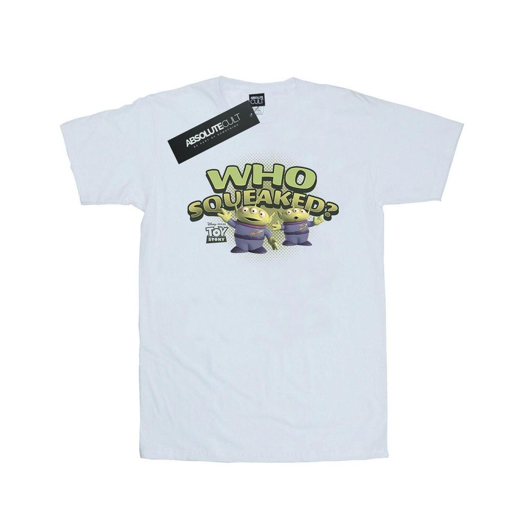 Disney Mens Toy Story Who Squeaked? T-Shirt