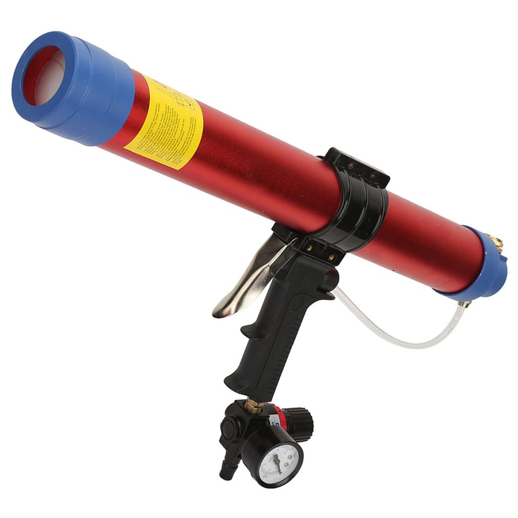 600ml Weichkleberpistole Pneumatisches Handwerkzeug mit Geschwindigkeitsmesser für Architekturbekleidung
