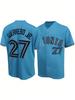 Atonmore Men's Classic Baseball Jacket Blue 27 Button Embroidery Sports Uniform Breathable Comfortable Soft Top Outdoor Sport Shirts