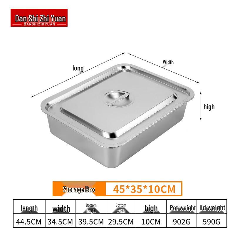 Edelstahl-Lebensmittelbehälter mit Deckel