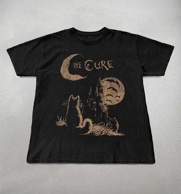 The Cure Cat Tee 90s Alt Indie Rock Unisex T-shirt S-5XL QT1224 Unisex T-Shirt