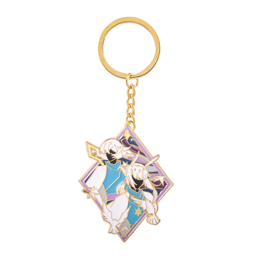 Game Sky: Children of the Light KeyChain Dragon Bone Kakashi Game Peripherals Cartoon Brooch For Women Men Fans Jewelry Gifts