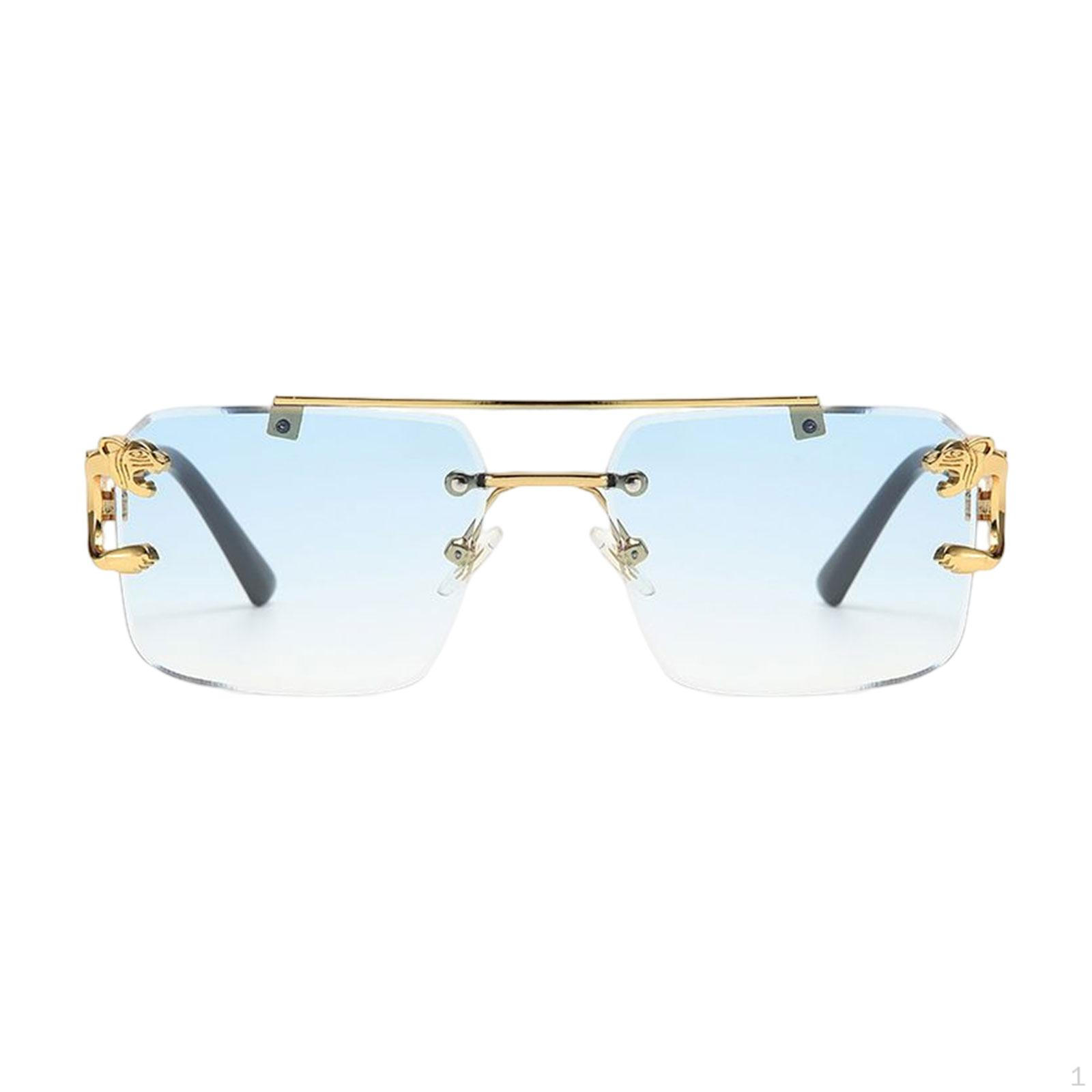 

Солнцезащитные очки Cut Edge для мужчин, трендовые женские очки без оправы blue