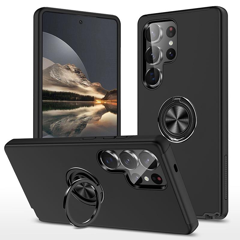Samsung S25 Ultra Magnetic Car Ring Protective Phone Case - Full Coverage & Anti-Drop