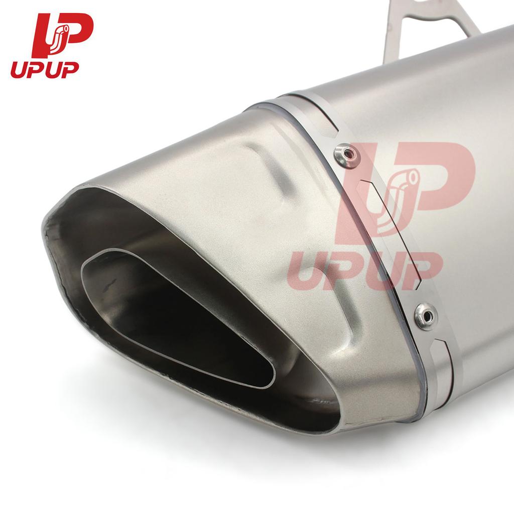 Universal Motorcycle Exhaust 61mm Motocross Muffler Escape Moto Stainless Steel Pipe For GSXR1000 GSXR1300 Z900 Z1000 MT09 MT07