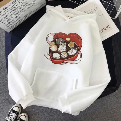 Sudaderas de hámster para mujer Kawaii gótico estilo coreano jerséis hoddies femenino harajuku suéter Unisex