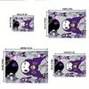 1pc Sanrio Kuromi Mermaid Printed Office Carpet Rectangle Rug Under The Table,Perfect Room Decor for Living Room, Bedroom, Kitchen, Non-slip Floor Mat