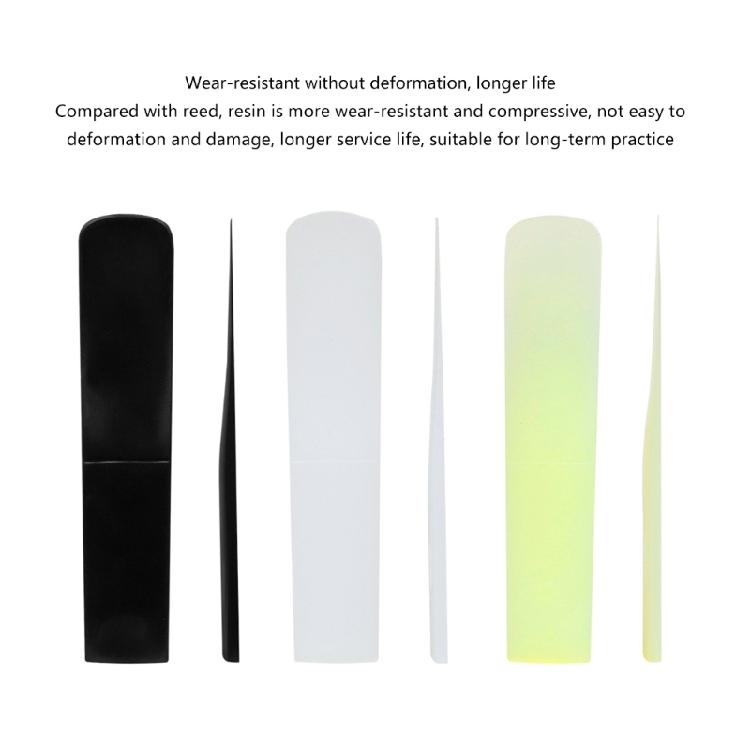 Professional Saxophone Reed Strength 2.5 Resin Tenors Saxophone Mouthpiece Reed Beginner Saxophone Reed Easy to Use