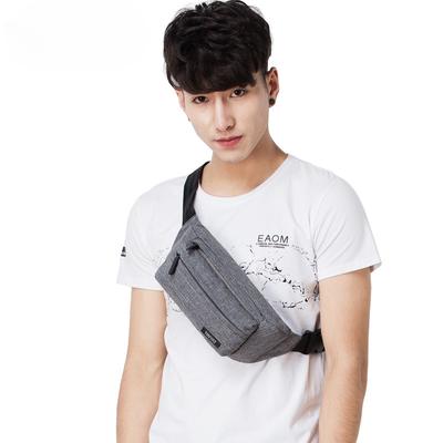 Men's Belt Waist Pack Outdoor Leisure Sports Mobile Phone Bag Multi-functional Waterproof Shoulder Cross-body Chest Bag