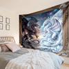 Colorful Dragon Artwork Tapestry, Unique Design Tapestry, Wall Decor for Bedroom,Livingroom, Playroom,Heartwarming Fan Holiday Gifts