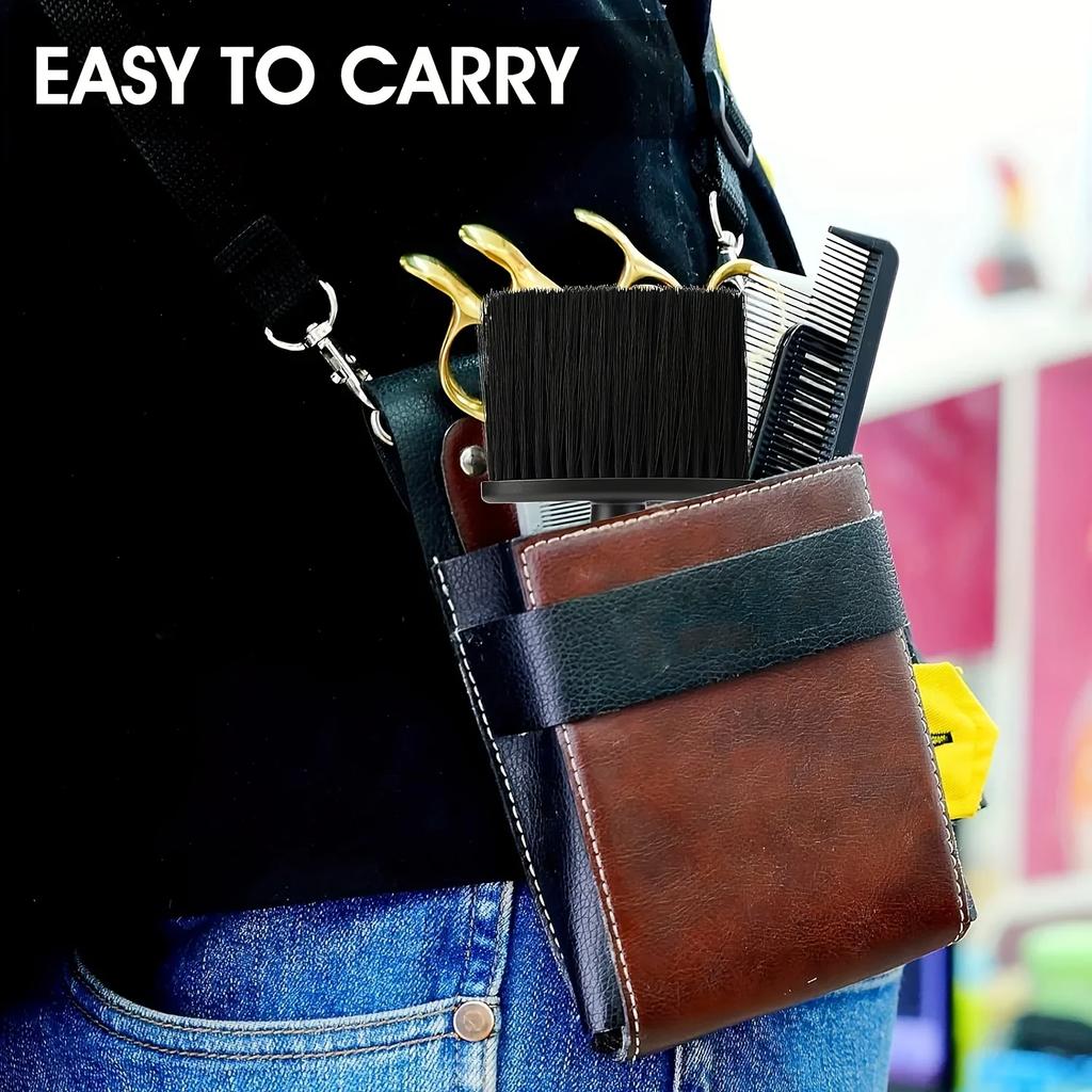 Soft Nylon Brush for Hair Cleaning, Professional Barber Neck Duster, Multi-Functional Cleaning Brush, Suitable for Salon