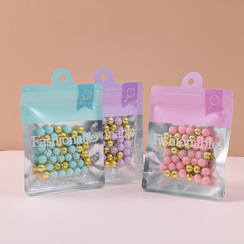 New Macaron Color Office Suit: High-Value, Labor-Saving Binding and Paper Clip Set with Long Tail Design